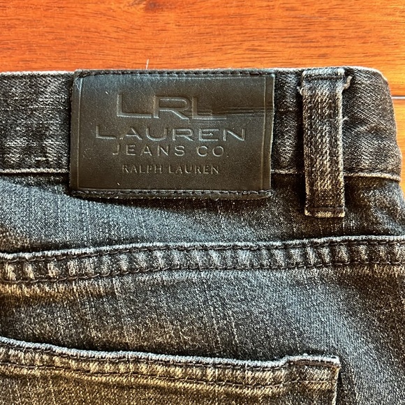 Black-washed Lauren Ralph Lauren Classic Straigh Jeans Size 4 - Picture 8 of 8